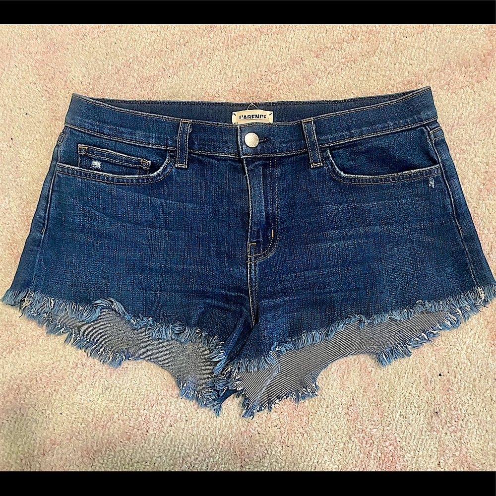 L’AGENCE Size 28 Denim Shorts
